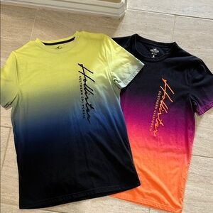 Hollister Black Short Sleeve Tee Modern Casual